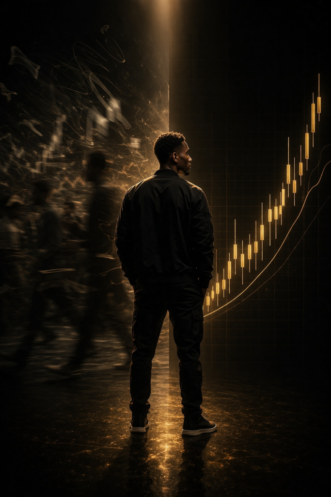Blueprint of a Consistent Trader visualising three core layers of awareness structure and adaptation forming a complete internal trading system