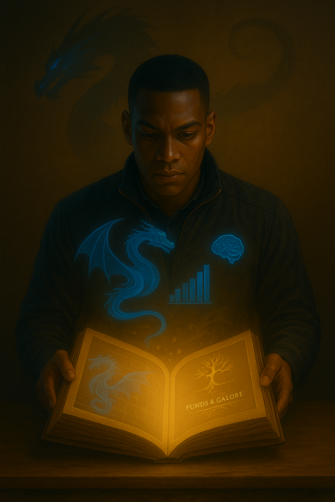  Me reaching aligned connection as the conscious trader meets Sizz with the blue inner dragon watching in silent control