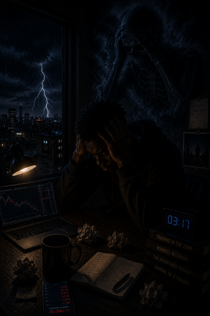 The Collapse Before The Rise during emotional pressure caused by repeated market losses