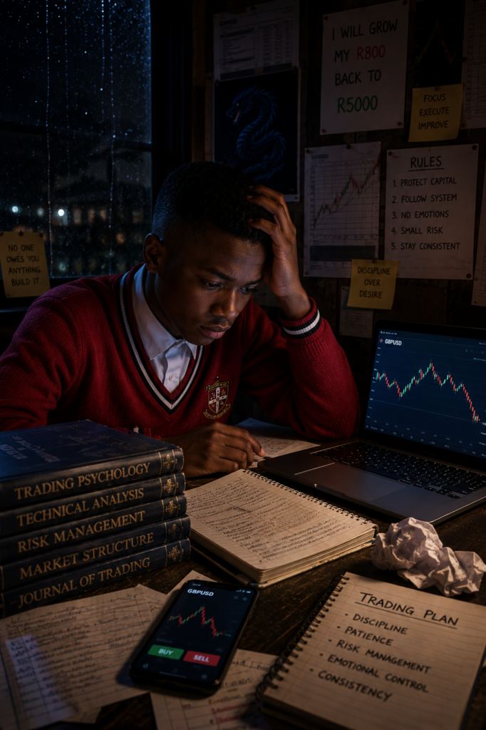 The Trader’s Final Year revealing the excitement and obsession of a young trader discovering forex for the first time
