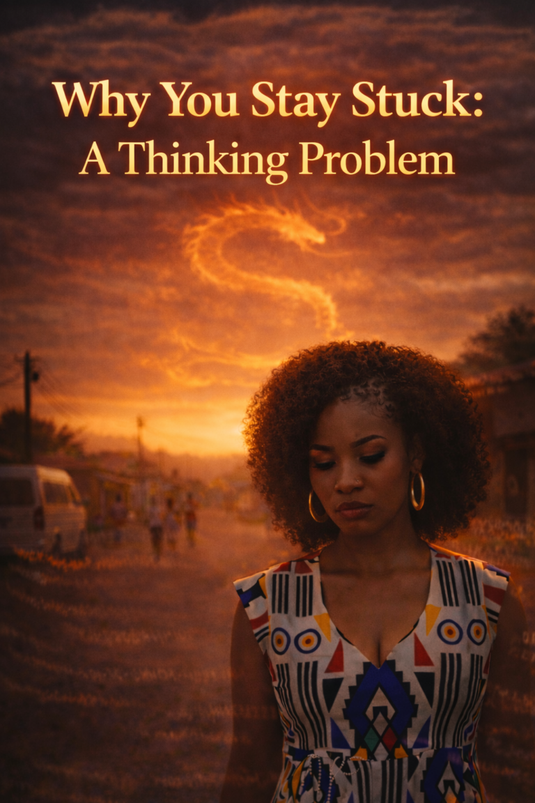 Why You Stay Stuck thinking problem South African awareness Ndebele mindset transformation