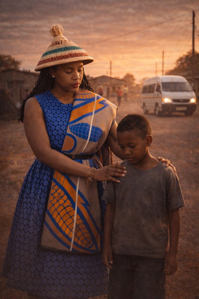 how your mother shaped you through protective guidance from a Sotho mother in a South African township setting