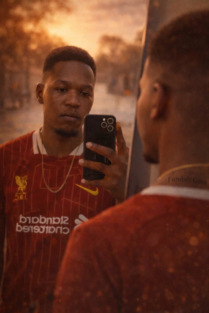 Dustin — The Mirror of Identity: portrait of a close friend whose presence reflected identity, confidence, and self-understanding during formative years of friendship.