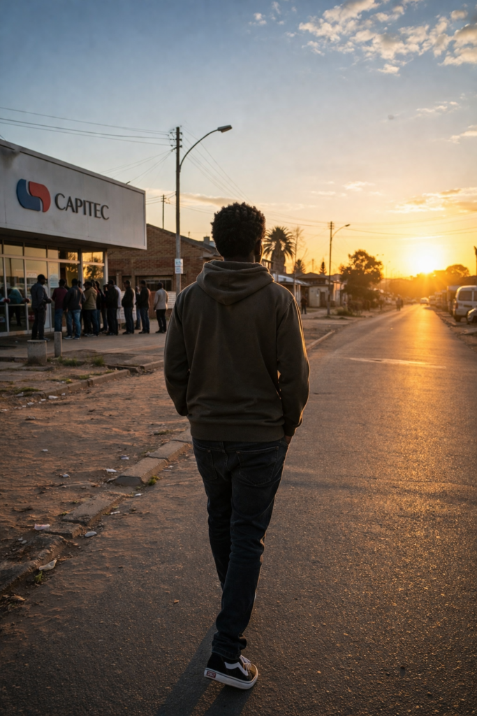 what your bank doesn't teach:  man walking forward after understanding his financial behaviour patterns