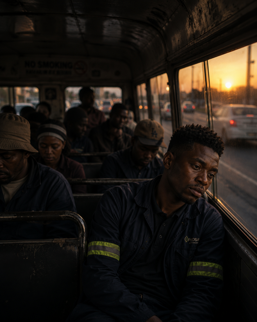When Normal Starts Feeling Heavy during repetitive South African taxi commutes after work