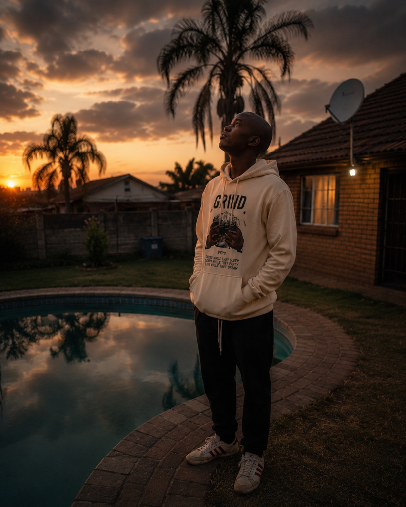 The Promise You Forgot You Made illustrating a young South African man experiencing hope and possibility during a winter evening in Orkney.